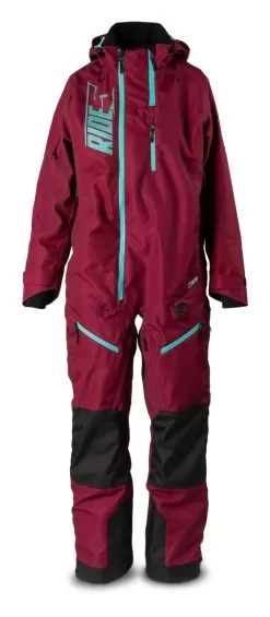 509 Allied Women's Mono Suit Shell -Funky Motorcycle 509 allied womens mono suit maroon