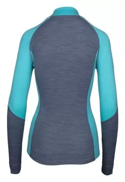 509 FZN Women's Merino Quarter Zip Shirt -Funky Motorcycle 509 fzn womens merino quarter zip shirt grey teal 1
