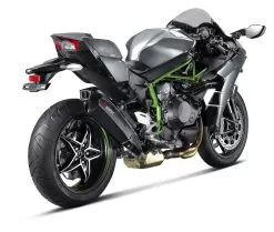Akrapovic Slip-On Exhaust Kawasaki H2 2015-2021 -Funky Motorcycle akrapovic slip on exhaust kawasaki h220152019 4