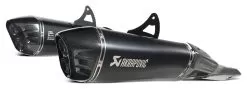 Akrapovic Slip-On Exhaust Suzuki Hayabusa 2022-2023 Black Aluminum/Carbon Fiber [Open Box]