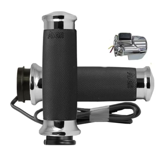 Avon Custom Contour Heated Grips For Harley Road Glide 2015-2023 4 Avon Custom Contour Heated Grips For Harley Road Glide 2015-2023 - Image 4