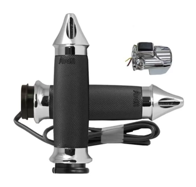 Avon Custom Contour Heated Grips For Harley Road Glide 2015-2023 6 Avon Custom Contour Heated Grips For Harley Road Glide 2015-2023 - Image 6
