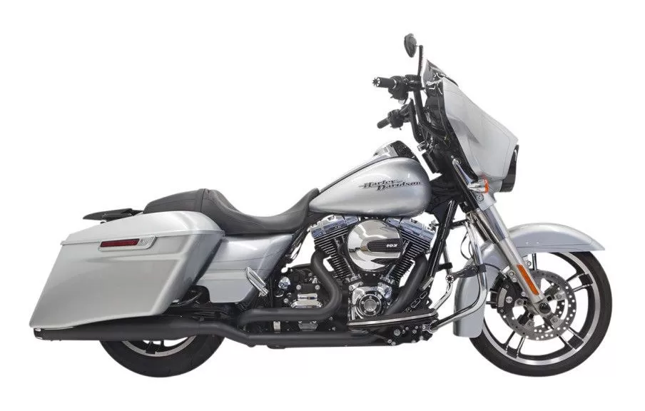Bassani Down Under True Dual Exhaust For Harley Touring 2009-2016 3 Bassani Down Under True Dual Exhaust For Harley Touring 2009-2016 - Image 3