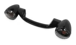 Biker's Choice Bullet-Style Turn Signal Bar For Harley 1999-2017 -Funky Motorcycle bikers choice turnsgnl bar kt smoke lens 2