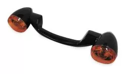 Biker's Choice Bullet-Style Turn Signal Bar For Harley 1999-2017 -Funky Motorcycle bikers choice turnsgnl bar kt smoke lens 3