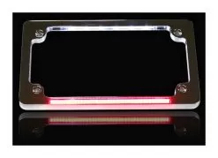 Front Page -Funky Motorcycle custom dynamics led dual license plate frame