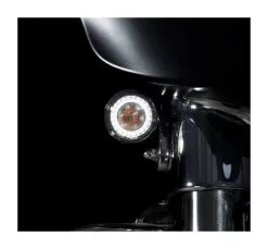 Custom Dynamics ProBEAM Halo LED Front Turn Signal Inserts For Harley 2000-2023 8 Custom Dynamics ProBEAM Halo LED Front Turn Signal Inserts For Harley 2000-2023 -Funky Motorcycle custom dynamics pro beamled turn signal conversion kit for harley20112018 1