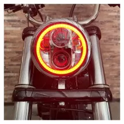Custom Dynamics ProGLow 5 3/4" LED Headlamp For Harley Dyna / Softail / Sportster 1986-2022 6 Custom Dynamics ProGLow 5 3/4" LED Headlamp For Harley Dyna / Softail / Sportster 1986-2022 -Funky Motorcycle custom dynamics pro g low534 led headlamp for harley dyna softail sportster19862022 2
