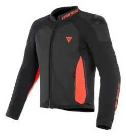 Dainese Intrepida Perforated Jacket Matte Black/Fluo Red / 52 [Blemished - Very Good]