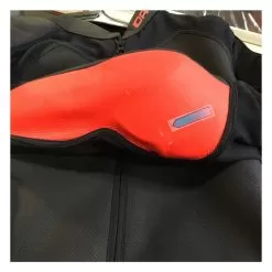 Dainese Intrepida Perforated Jacket Matte Black/Fluo Red / 52 [Blemished - Very Good] -Funky Motorcycle dainese intrepida perforated jacket matte black fluo red52 blemished very good matte black fluo red 3