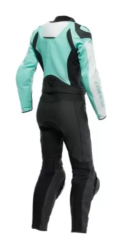 Dainese Mirage Two Piece Women's Race Suit -Funky Motorcycle dainese mirage two piece womens race suit black aqua green grey