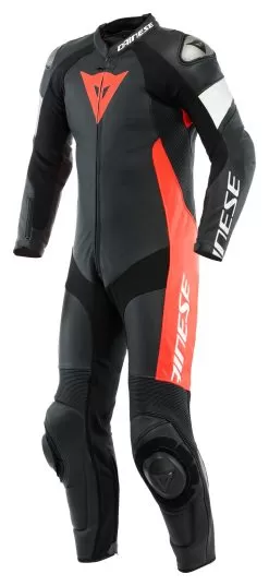 Dainese Tosa Perforated Race Suit -Funky Motorcycle dainese tosa perforated leather suit black black white 2