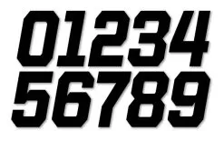 D'COR Visuals Race Series Numbers