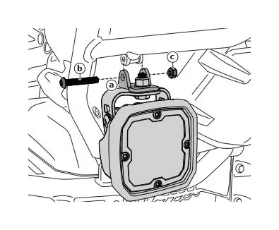 Denali Crashbar Light Mounting Adapter BMW 3 Denali Crashbar Light Mounting Adapter BMW - Image 3