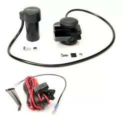 Denali Soundbomb Split Dual-Tone Air Horn And Wiring Kit