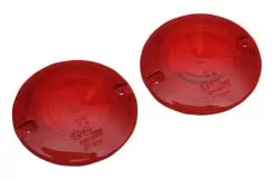 Drag Specialties Flat Style Turn Signal Lenses For Harley 1986-2022 -Funky Motorcycle drag specialties replacement flat style turn signal lens for harley19862015 red