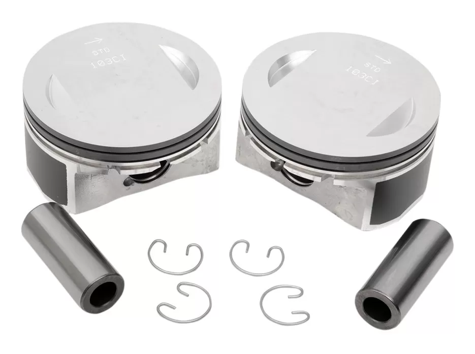 Drag Specialties Replacement Pistons For Harley Twin Cam 103" 2007-2017 1 Drag Specialties Replacement Pistons For Harley Twin Cam 103" 2007-2017