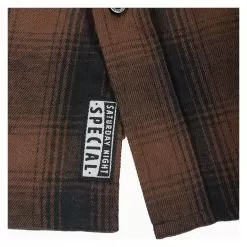Fasthouse Saturday Night Special Flannel -Funky Motorcycle fasthouse saturday night special flannel brown black 4