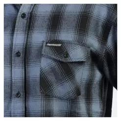 Fasthouse Saturday Night Special Flannel -Funky Motorcycle fasthouse saturday night special flannel dust blue black 4