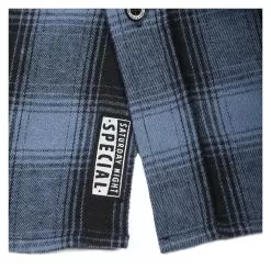 Fasthouse Saturday Night Special Flannel -Funky Motorcycle fasthouse saturday night special flannel dust blue black 5