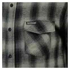 Fasthouse Saturday Night Special Flannel -Funky Motorcycle fasthouse saturday night special flannel olive black 5