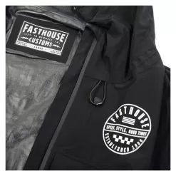 Fasthouse Statement Packable Windbreaker -Funky Motorcycle fasthouse statement packable windbreaker black 2