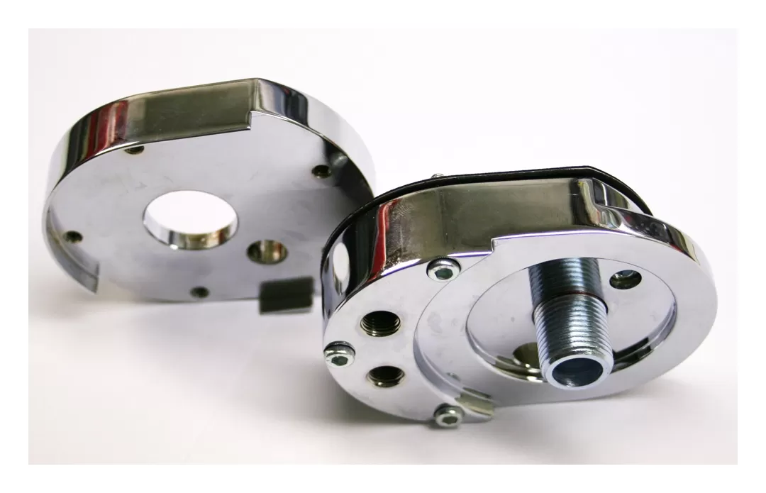 Feuling Offset Sandwich Oil Cooler Adapter For Harley Twin Cam 1999-2017 4 Feuling Offset Sandwich Oil Cooler Adapter For Harley Twin Cam 1999-2017 - Image 4