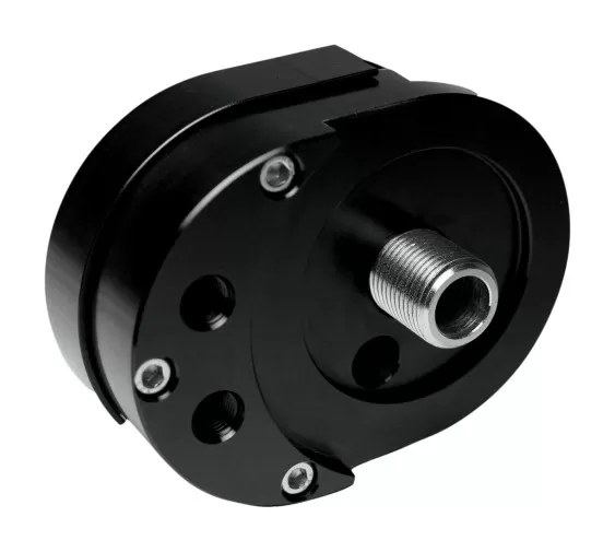 Feuling Offset Sandwich Oil Cooler Adapter For Harley Twin Cam 1999-2017 1 Feuling Offset Sandwich Oil Cooler Adapter For Harley Twin Cam 1999-2017