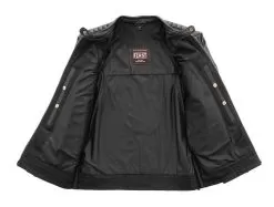 First Manufacturing Daredevil Jacket -Funky Motorcycle first manufacturing daredevil jacket black 2