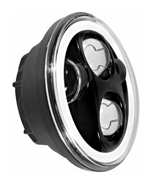 HogWorkz LED 5 3/4" Halomaker Headlight For Harley 1988-2023 2 HogWorkz LED 5 3/4" Halomaker Headlight For Harley 1988-2023 - Image 2