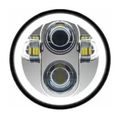 HogWorkz LED 5 3/4" Halomaker Headlight For Harley 1988-2023 13 HogWorkz LED 5 3/4" Halomaker Headlight For Harley 1988-2023 -Funky Motorcycle hog workz led534 halomaker headlight for harley 5