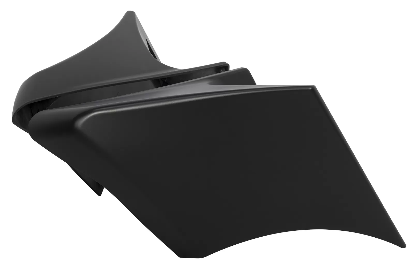 HogWorkz Scoop Daddy Stretched Side Covers For Harley Touring 2014-2023 Denim Black [Blemished - Good] - Image 2