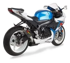 Hotbodies Racing MGP Slip-On Exhaust Suzuki GSXR 600 / GSXR 750 2011-2023 Carbon Fiber/Stainless [Previously Installed] -Funky Motorcycle hotbodies racing mgp slip on exhaust suzuki gsxr600 gsxr75020112023 carbon fiber stainless previously installed carbon fiber stainless 3