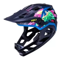Kali Protectives Child Maya Full Face Lizard MTB Helmet 9 Kali Protectives Child Maya Full Face Lizard MTB Helmet -Funky Motorcycle kali protectives child maya full face lizard mtb helmet black multi