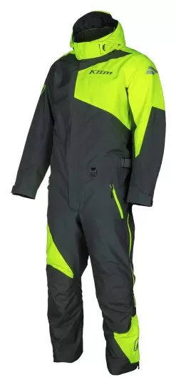Klim Railslide One-Piece Suit -Funky Motorcycle klim railslide one piece suit grey hi viz yellow