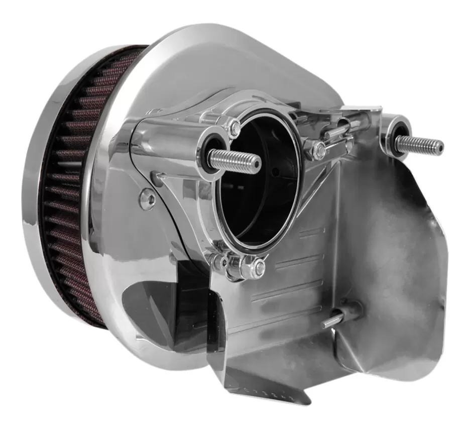 K&N Street Metal Flare Air Intake System For Harley 2017-2023 Mirror Aluminum [Previously Installed] - Image 2