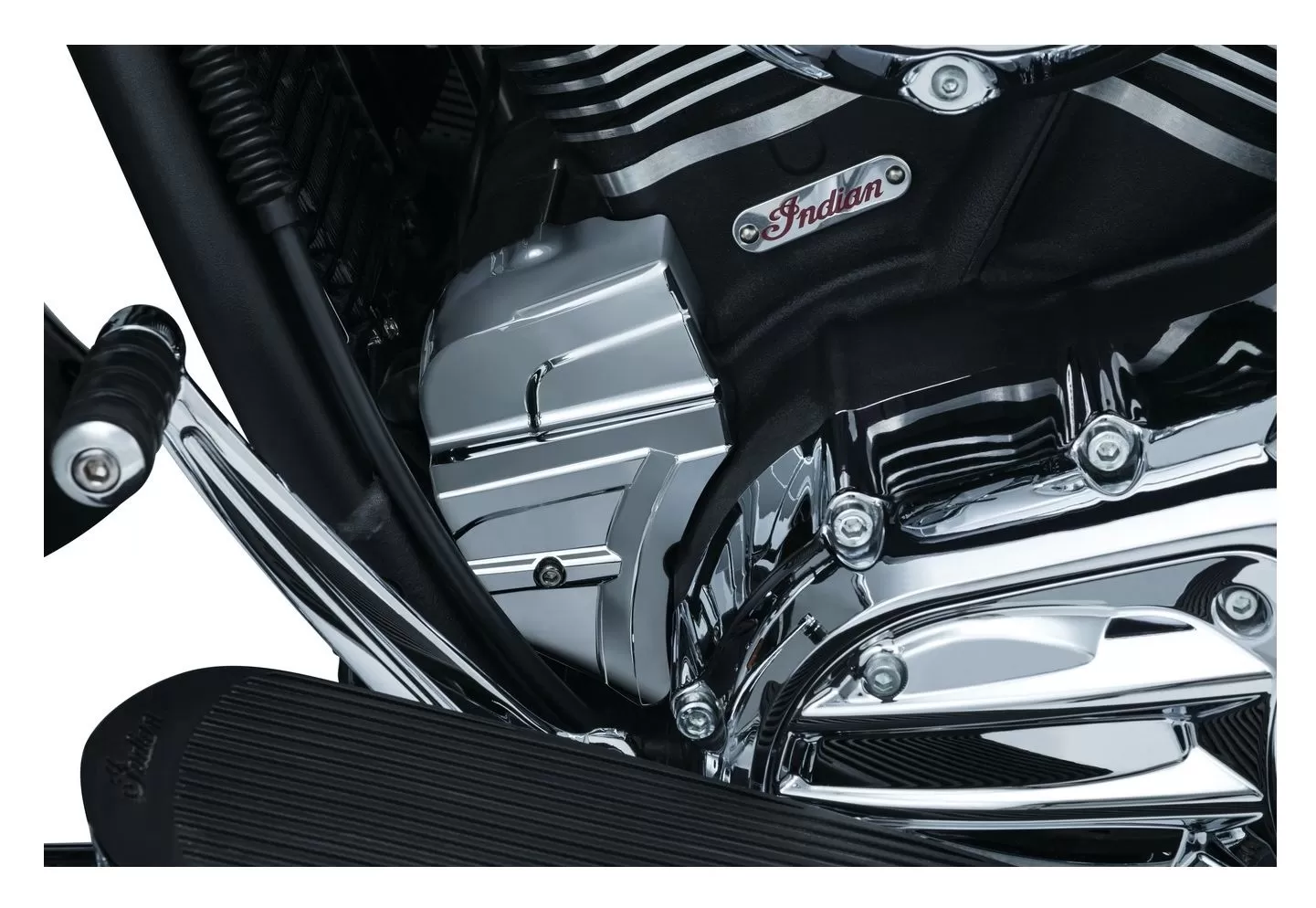 Kuryakyn Starter End Cover For Indian 2014-2023 2 Kuryakyn Starter End Cover For Indian 2014-2023 - Image 2