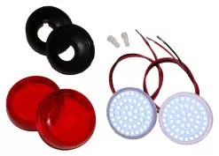 Letric Lighting Co. Rear Turn Signal Inserts For Indian 2014-2023 -Funky Motorcycle letric lighting co rear led turn signals for indian20142019 1