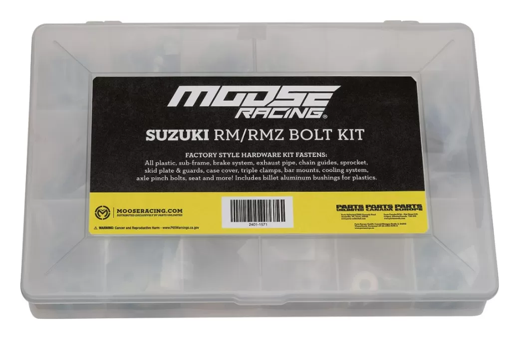 Moose Racing M1 Suzuki RM / RMZ Bolt Kit 1 Moose Racing M1 Suzuki RM / RMZ Bolt Kit