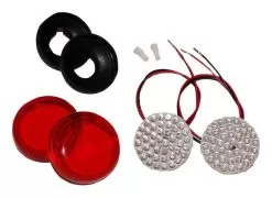 Letric Lighting Co. Rear Turn Signal Inserts For Indian 2014-2023 -Funky Motorcycle namz t signal r led indian 1