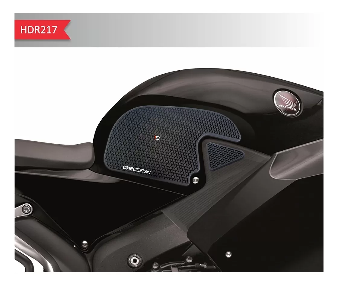 OneDesign HDR Tank Pad Honda CBR600RR 2007-2022 Black [Previously Installed] - Image 2