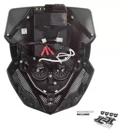 Polisport Lookos Evo Solar Headlight System -Funky Motorcycle polisport lookos evo solar headlight system