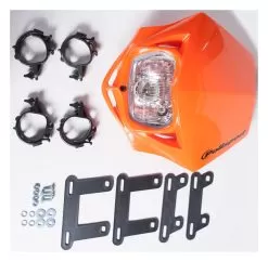 Polisport MMX Headlight -Funky Motorcycle polisport mmx headlight orange