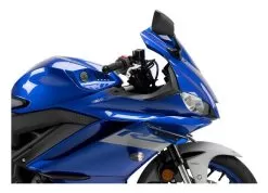 Puig Downforce Spoilers Yamaha R3 2019-2022 Blue [Open Box] -Funky Motorcycle puig downforce spoilers yamaha r320192021 blue open box blue 2
