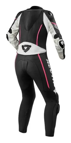 REV'IT! Xena 3 Women's Race Suit -Funky Motorcycle revit xena3 womens race suit black pink 1