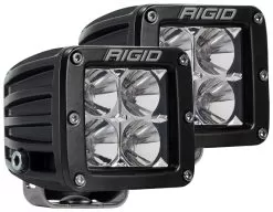 Rigid D-Series Pro 3" LED Pod Lights - Dual Pack 9 Rigid D-Series Pro 3" LED Pod Lights - Dual Pack -Funky Motorcycle rigid d series pro flood standard mount light pair 2