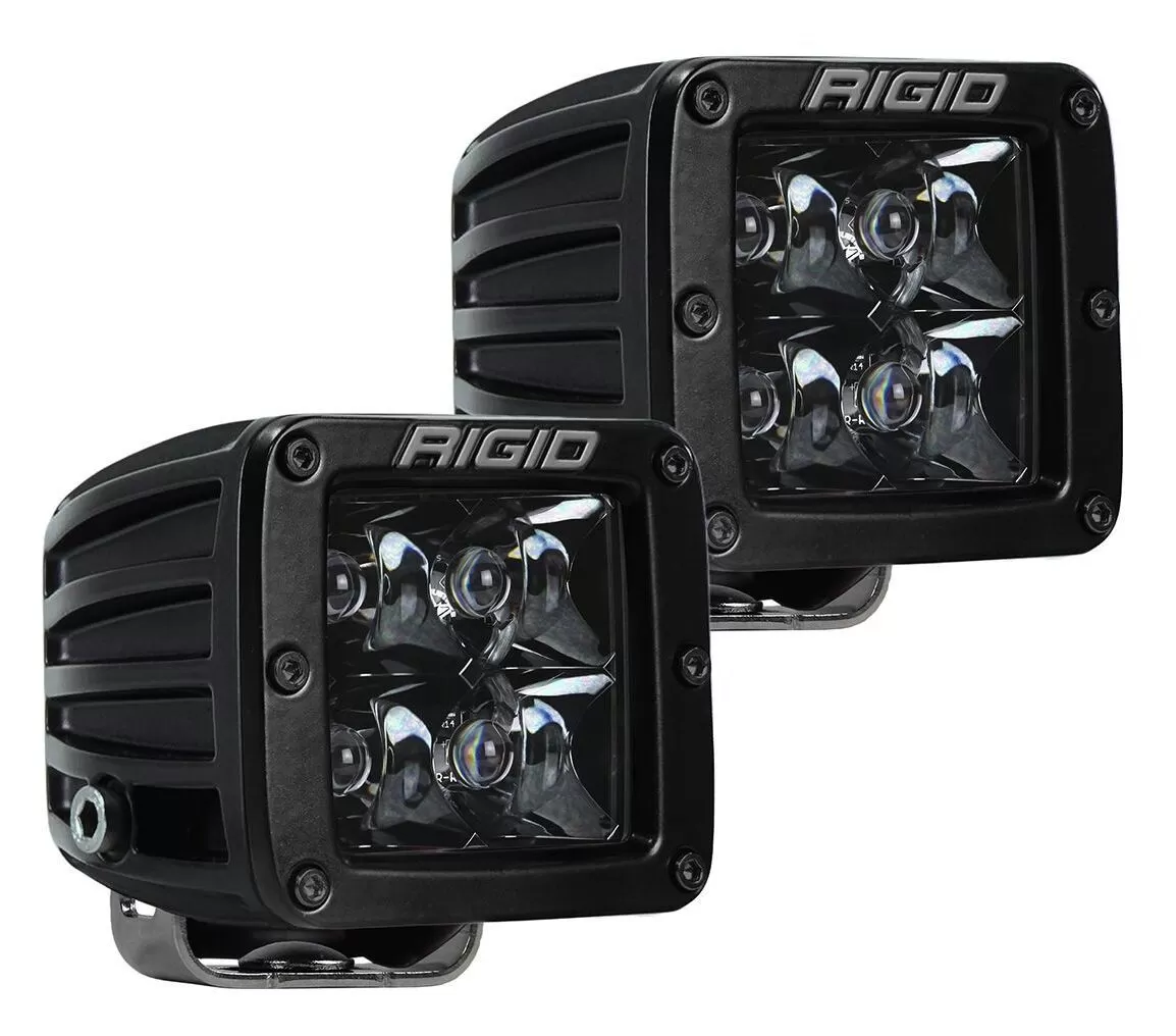 Rigid D-Series Pro Midnight Surface Mount 3" LED Pod Spotlight - Dual Pack