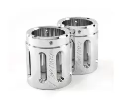 Rinehart Exhaust 4" Moto Series Muffler End Cap -Funky Motorcycle rinehart exhaust312 moto end caps 2