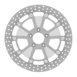 Roland Sands 11.8" Rear Brake Rotor For Harley 2008-2023 -Funky Motorcycle roland sands118 rear brake rotor for harley20082013 machine ops raider