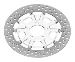 Roland Sands 11.8" Rear Brake Rotor For Harley 2008-2023 -Funky Motorcycle roland sands118 rear brake rotor for harley20082014 chrome raider